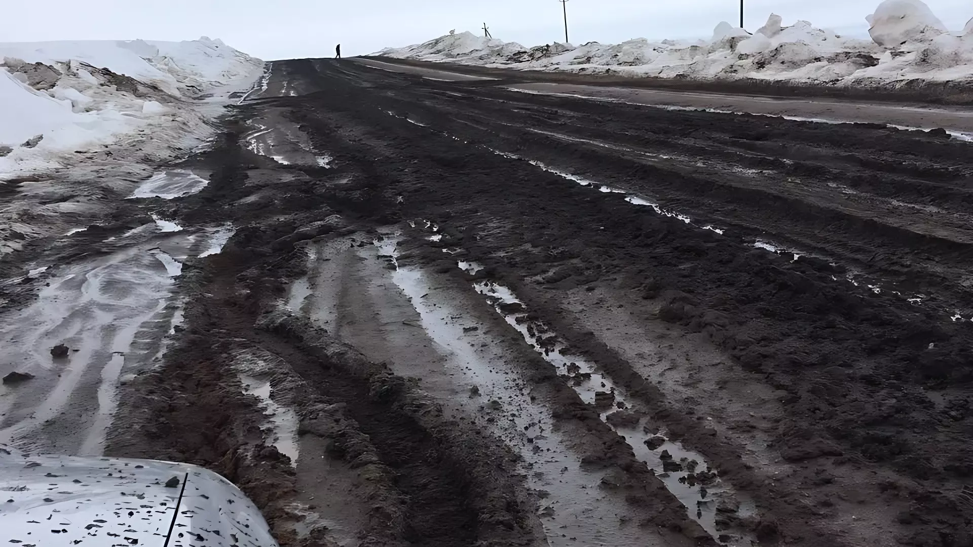 В Татарстане деревни живут без дороги