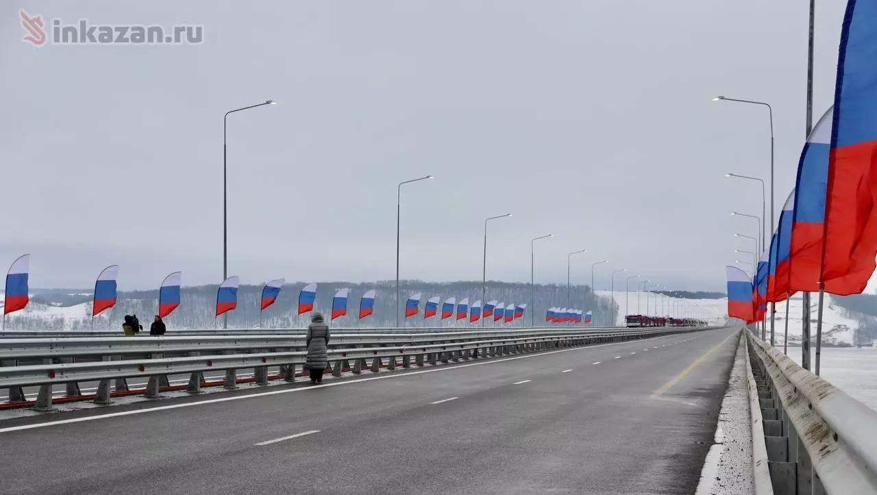 Трасса М-12 «Москва — Казань» в декабре 2023 года