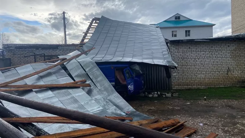 Последствия урагана в Татарстане — фото